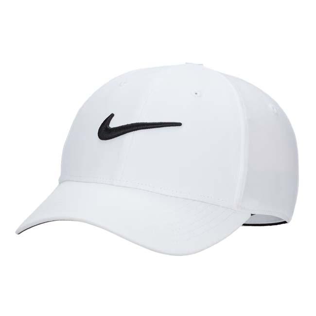 ＵＳサイズ ナイキ(NIKE) 2025 FA ユニセックス Dri-FIT クラブ ストラクチャード スウッシュ キャップ FB5625-100 ホワイト×ブラック(25y11m) | NIKE