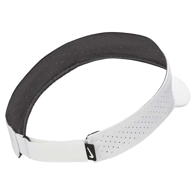 ナイキ(NIKE) ユニセックス Dri-FIT ADV エース サンバイザー FB6443-100ホワイト×アンスラサイト(24y7m) | NIKE | 01