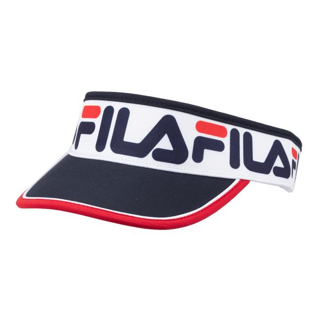 FILA(フィラ) 2022 ユニセックス AUSTIN(オースチン) バイザー 日除け FA010-100 ピーコートブルー(22y9m) | FILA