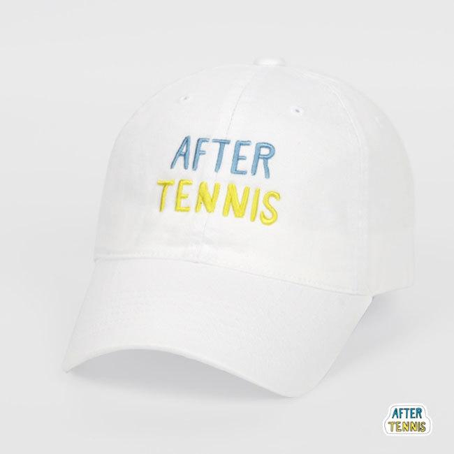 在庫処分特価 After Tennis(アフターテニス) After Tennis LOGO ユニセックス テニス キャップ ホワイト (22y4m) | 