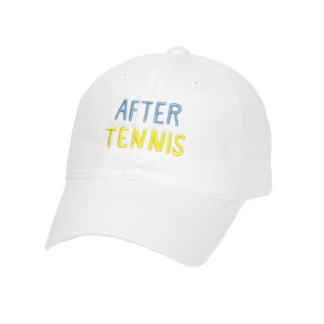 在庫処分特価 After Tennis(アフターテニス) After Tennis LOGO ユニセックス テニス キャップ ホワイト (22y4m) |  | 01