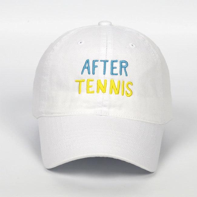 在庫処分特価 After Tennis(アフターテニス) After Tennis LOGO ユニセックス テニス キャップ ホワイト (22y4m) |  | 02