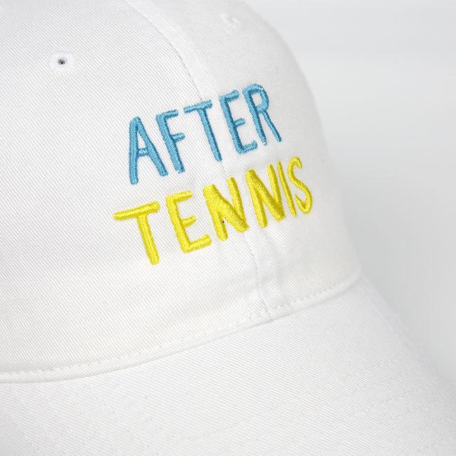 在庫処分特価 After Tennis(アフターテニス) After Tennis LOGO ユニセックス テニス キャップ ホワイト (22y4m) |  | 04
