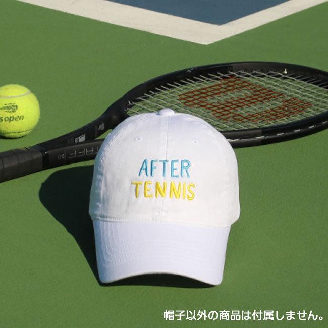 在庫処分特価 After Tennis(アフターテニス) After Tennis LOGO ユニセックス テニス キャップ ホワイト (22y4m) |  | 05