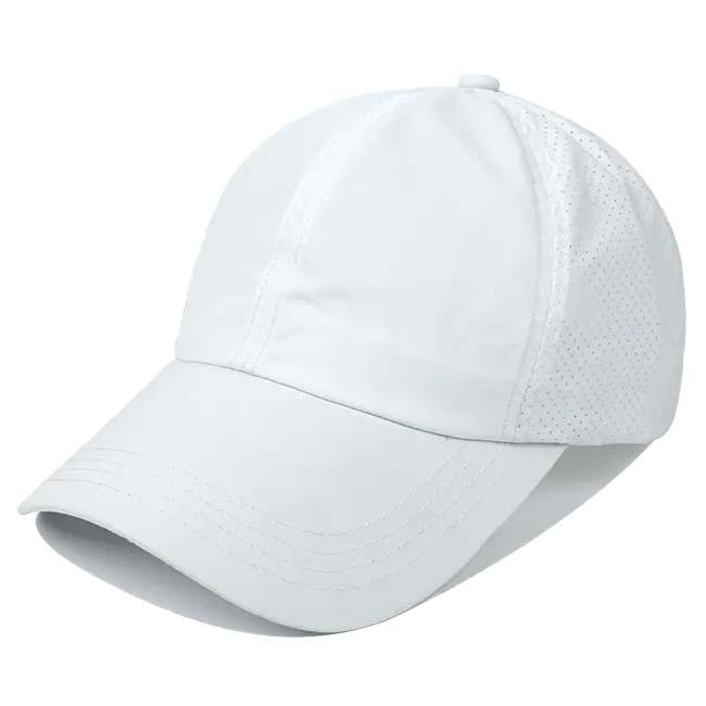 ロゴなし どのブランドのウェアにも合わせやすい テニス馬鹿 レディース ポニーテール メッシュキャップ マジックテープアジャスター TE179995(24y4m) |  | 02