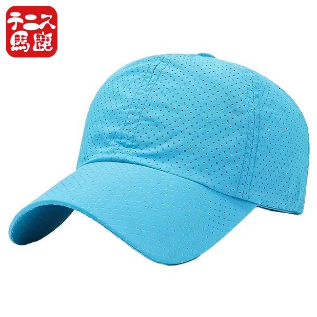 ロゴなし どのブランドのウェアにも合わせやすいシンプルキャップ テニス馬鹿 ユニセックス クイックドライ 超薄型 総メッシュキャップ 金属バックル TE179996 |  | 02