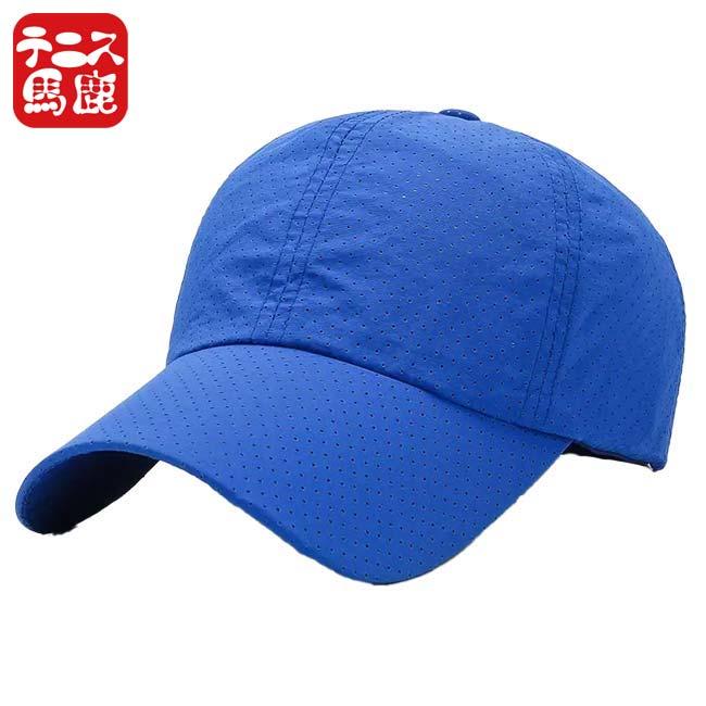 ロゴなし どのブランドのウェアにも合わせやすいシンプルキャップ テニス馬鹿 ユニセックス クイックドライ 超薄型 総メッシュキャップ 金属バックル TE179996 |  | 03