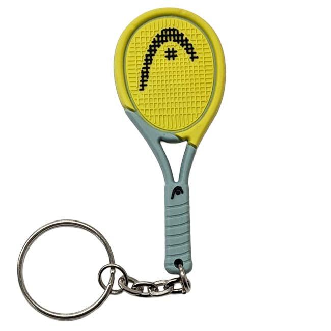 プレゼントにも最適  ヘッド(HEAD) ラケット型 キーホルダー キーチェーン キーリング 946130(23y1m) | HEAD | 09