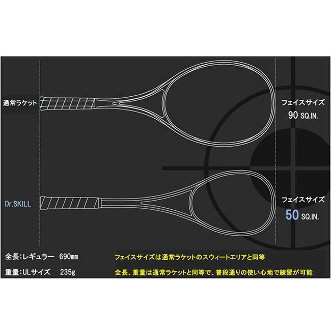 ソフトテニス用トレーニングラケット ヨネックス(YONEX) 2021 ドクタースキル DRSKG-171 ブルー×グリーン 張り上げ済み(21y10m)AC | YONEX | 02