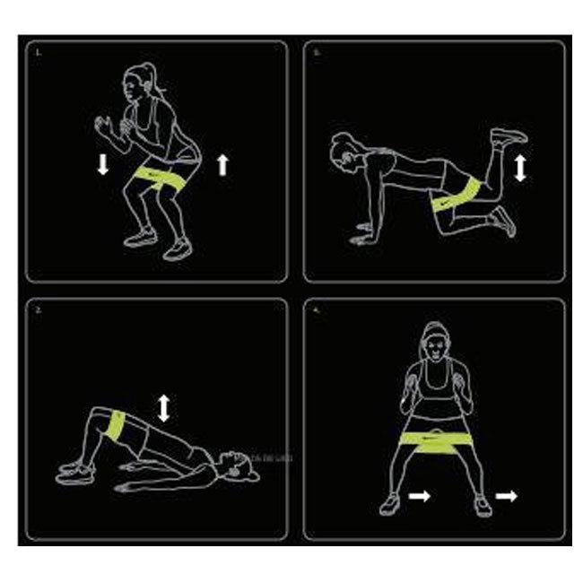 在庫処分特価 下半身の強化に  ナイキ(NIKE) ユニセックス トレーニング ループ レジスタンスバンド Mサイズ AT5004／AT5017-010 ブラック(21y1m) | NIKE | 02