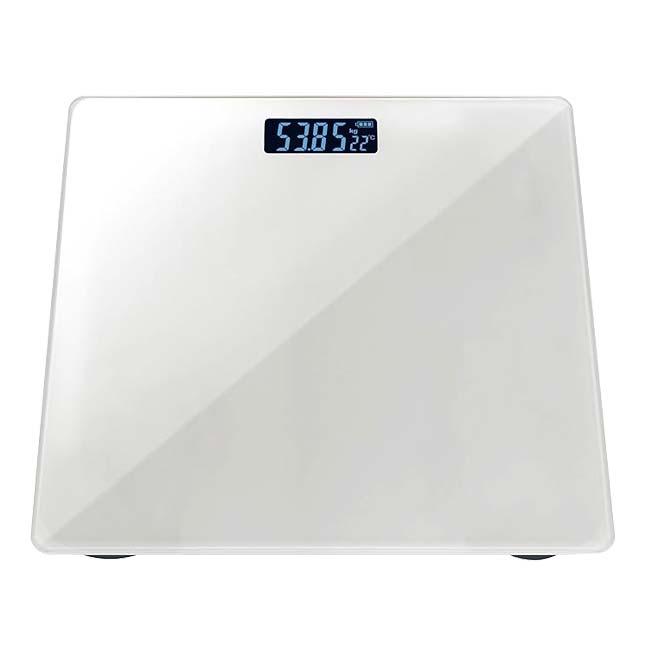 乗るだけ 簡単 ハック(HAC) 超薄型 デジタル体重計 家庭用 自動電源オンオフ機能 スイッチ操作不要 HAC4266A-ホワイト(24y11m) | 