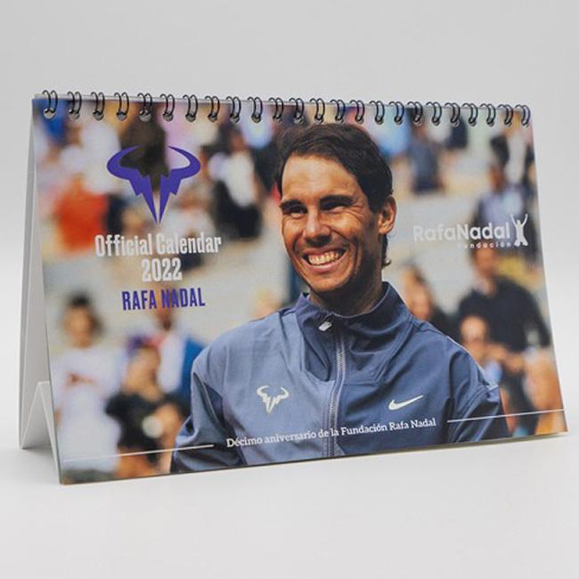 ラファエル ナダル Rafa Nadal 2022 公式カレンダー 卓上タイプ