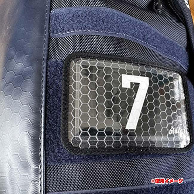 blueeq(ブルイク) blueeqバッグ ベルクロ部分装着用 ウインドウワッペン ネーム 名札 BQAC-00009-ブラック(23y4m) |  | 01