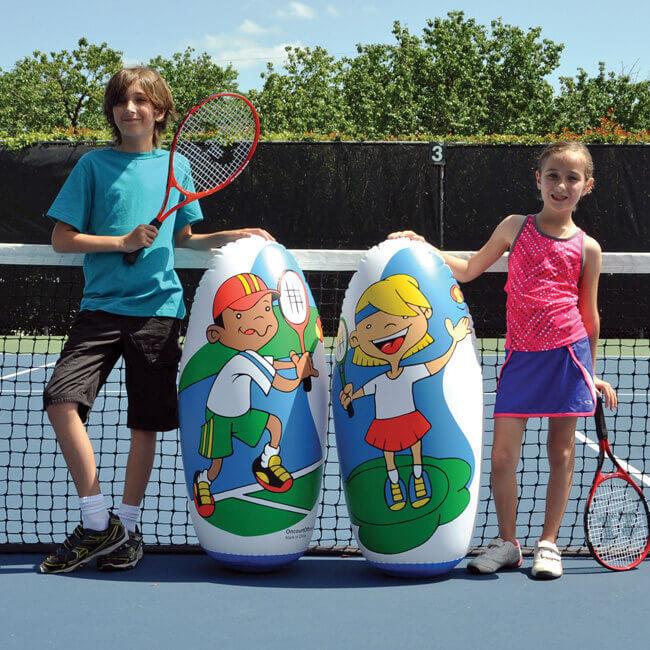 倒れても起き上がるターゲット  OncourtOffcourt(オンコートオフコート) ミニ テニス ノックダウン ターゲット 36インチ 2個入1セット KMTK(22y2m) | 