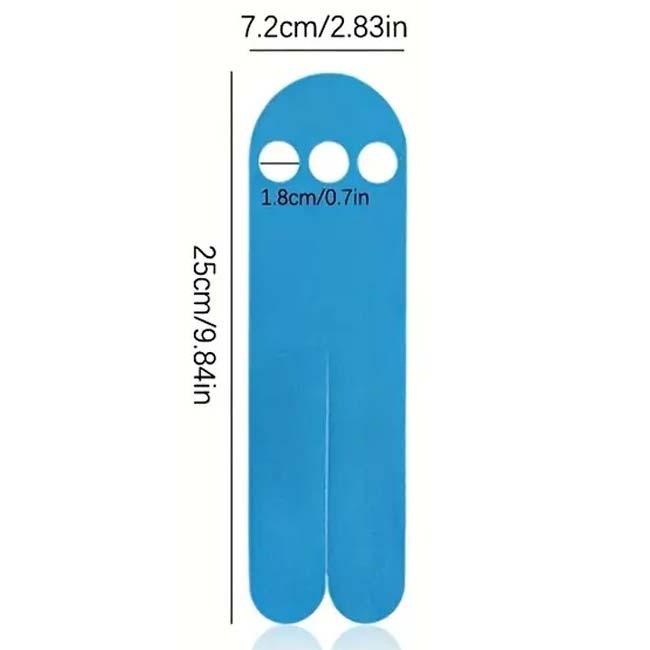 10枚入り／手首のサポートに  プレカット キネシオロジーテープ 三つ穴手首用 ハンドプロテクト 応急処置テープ 筋肉損傷 スポーツテープ TE219979(25y10m) |  | 12