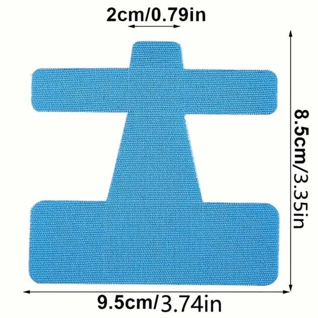 20枚入り／足のおやゆびのサポートに  プレカット キネシオロジーテープ 足親指用 応急処置テープ 筋肉損傷 スポーツテープ TE219983(25y10m) |  | 10