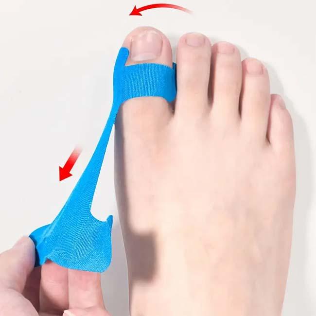 20枚入り／足のおやゆびのサポートに  プレカット キネシオロジーテープ 足親指用 応急処置テープ 筋肉損傷 スポーツテープ TE219983(25y10m) |  | 06