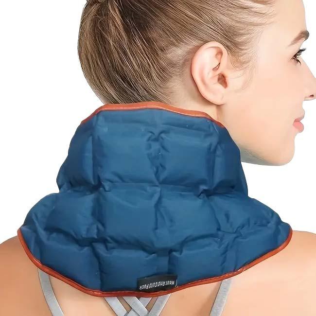 筋肉疲労の軽減に ネック アイスパック 首用 冷温湿布 ジェルネック