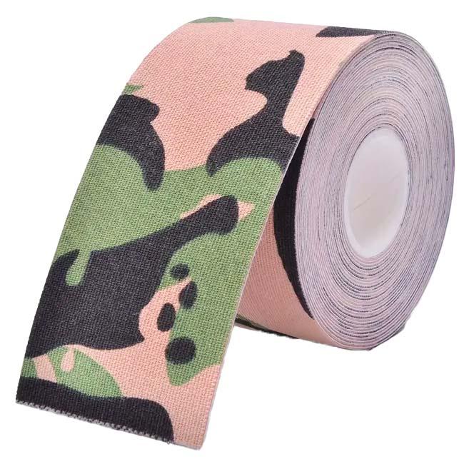 心躍るカモフラージュ柄  幅5cm キネシオロジーテープ 5ｍ 1巻入り 応急処置テープ 筋肉損傷 スポーツテープ TE219993(24y6m) |  | 03
