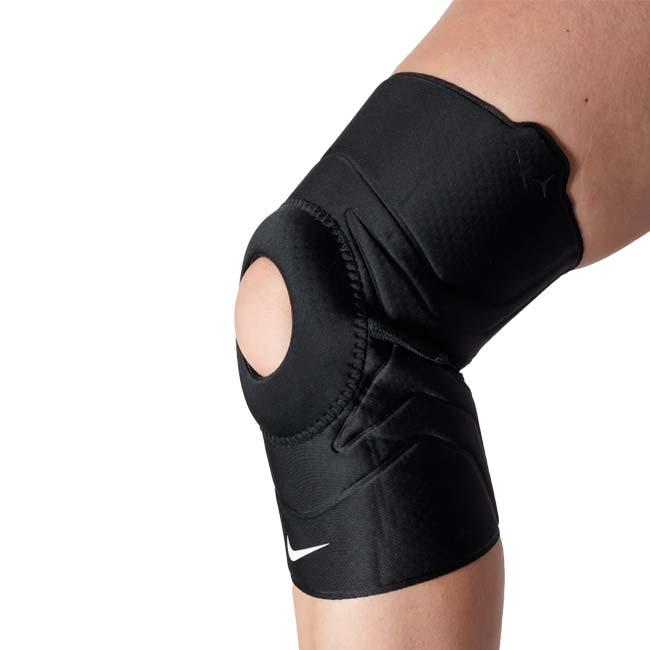 ナイキ(NIKE) 2025 SP ユニセックス PRO プロ Dri-FIT オープンパテラ ニースリーブ 3.0 膝サポーター N1000675-010 ブラック×ホワイト(25y5m) | NIKE