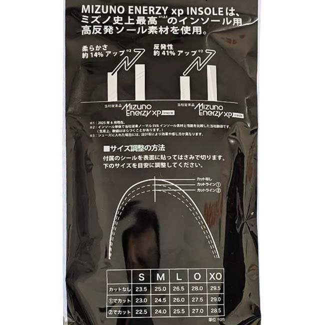 MIZUNO（ミズノ） 2026 ユニセックス エナジーxpインソール ラケット