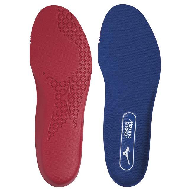 ミズノ(MIZUNO) ユニセックス エナジーインソール ラケットスポーツ用 中敷き 61GZ220309 ネイビー×レッド(25y8m) | MIZUNO | 01
