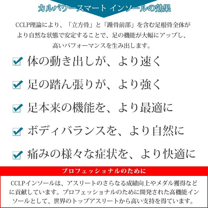 高機能 次世代型インソール BMZ CCLP カルパワースマート+ジェットブラック(17y6m)中敷き |  | 02