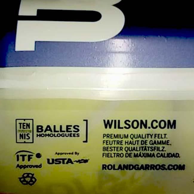 ウィルソン(Wilson) 2023 ローランギャロス CLAY テニスボール 3球入り 全仏オープン 公式球 WRT125000(23y5m) | Wilson | 05