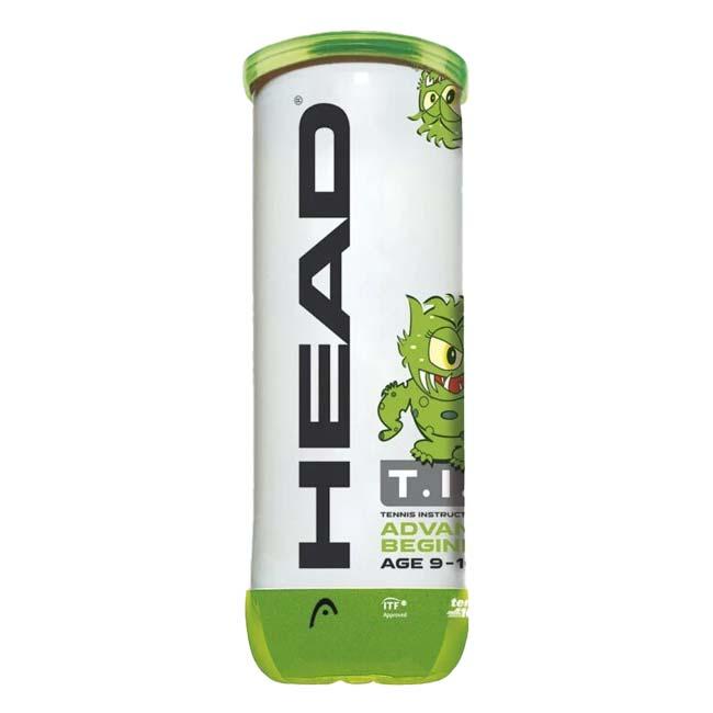 ヘッド(HEAD) T.I.P. Green 3球ボール缶 ノンプレッシャー・ボール 578199イエロー×グリーン(25y4m) | HEAD | 01