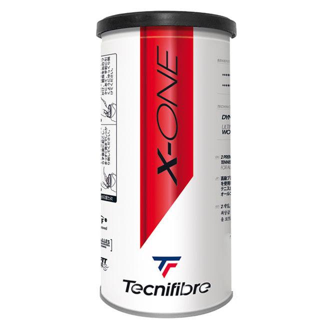 2球入りスチール缶 テクニファイバー(Tecnifibre) 2021 X-ONE エックスワン プレミアム 硬式テニスボール TBA2XE1(21y2m) | BRIDGESTONE | 01