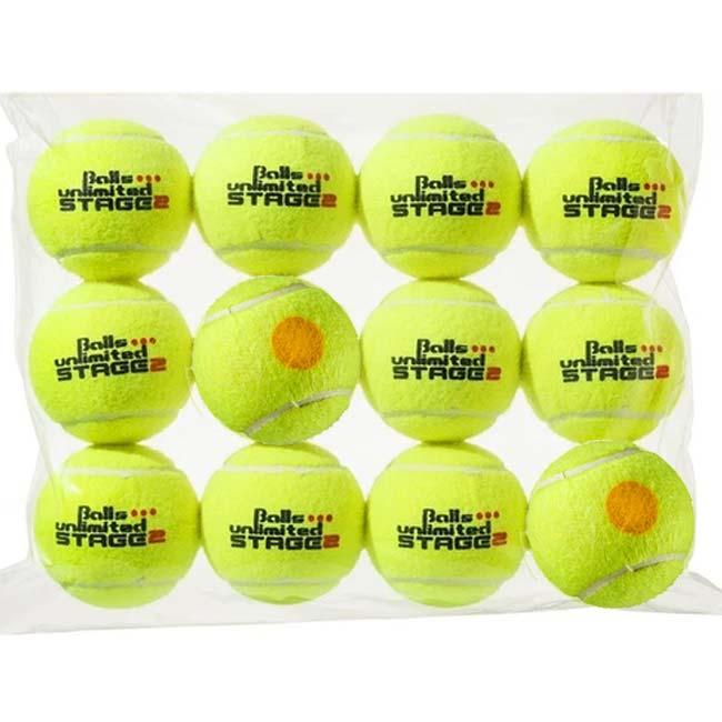 12球入り ボールズアンリミテッド(Balls unlimited) オレンジボール (ポイントマークタイプ) (ステージ2) ジュニアテニスボール (23y1m) |  | 01