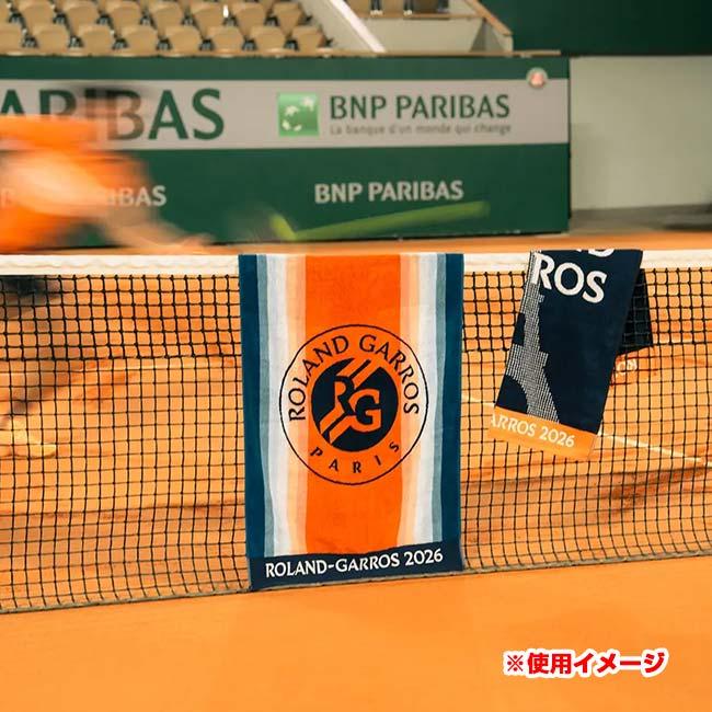Roland Garros Official(ローランギャロス) 2026 カレ・ブラン 公式 プレイヤータオル 70×105cm 全仏オープン CSVU0126-MLT マルチカラー(26y4m)の画像