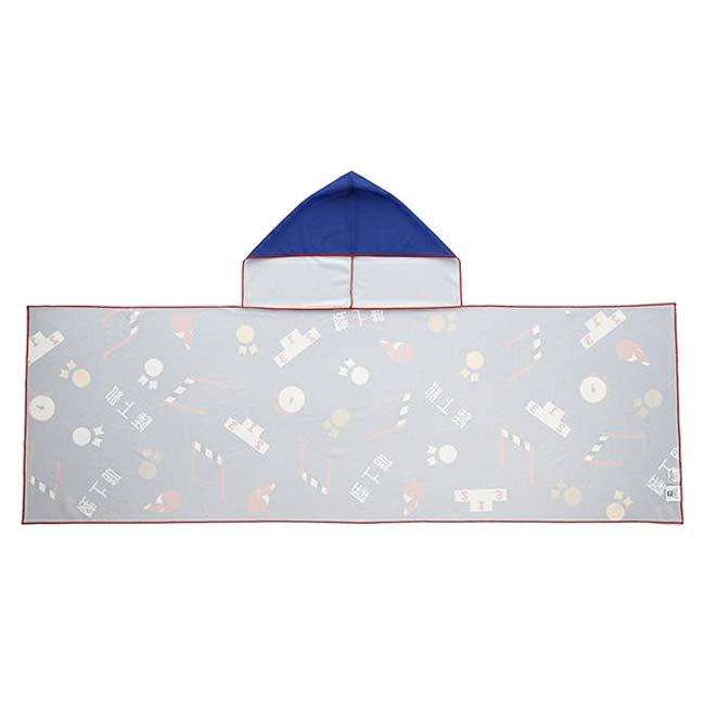 丸眞(マルシン) ガッツ！！ 部活 冷感フード付きタオル 50×150cm 接触冷感 巾着袋付き 60502(25y11m) | 丸眞 | 11