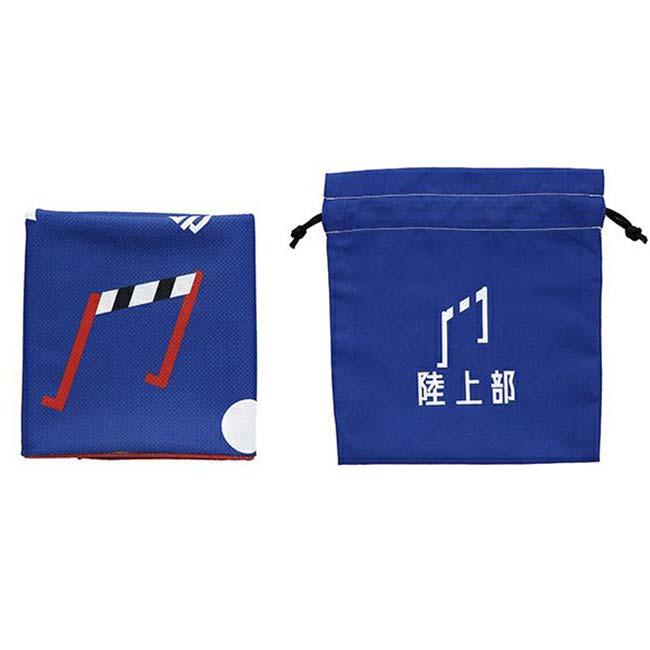 丸眞(マルシン) ガッツ！！ 部活 冷感フード付きタオル 50×150cm 接触冷感 巾着袋付き 60502(25y11m) | 丸眞 | 12