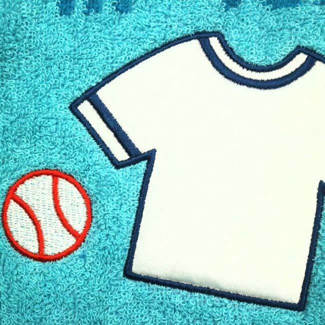 プレゼントにもピッタリ  丸眞(マルシン) ガッツ  部活タオル フェイスタオル 34×80cm アップリケ加工(24y9m) | 丸眞 | 11