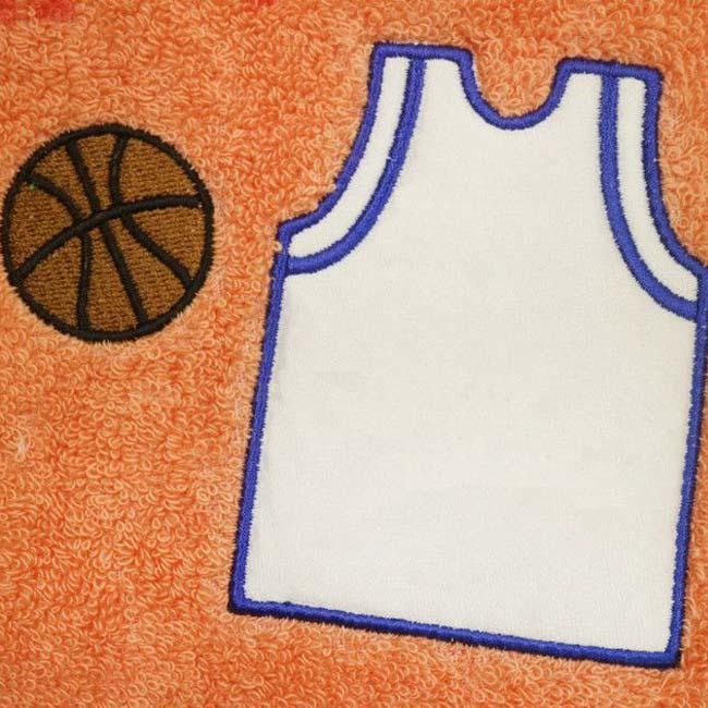 プレゼントにもピッタリ  丸眞(マルシン) ガッツ  部活タオル フェイスタオル 34×80cm アップリケ加工(24y9m) | 丸眞 | 07