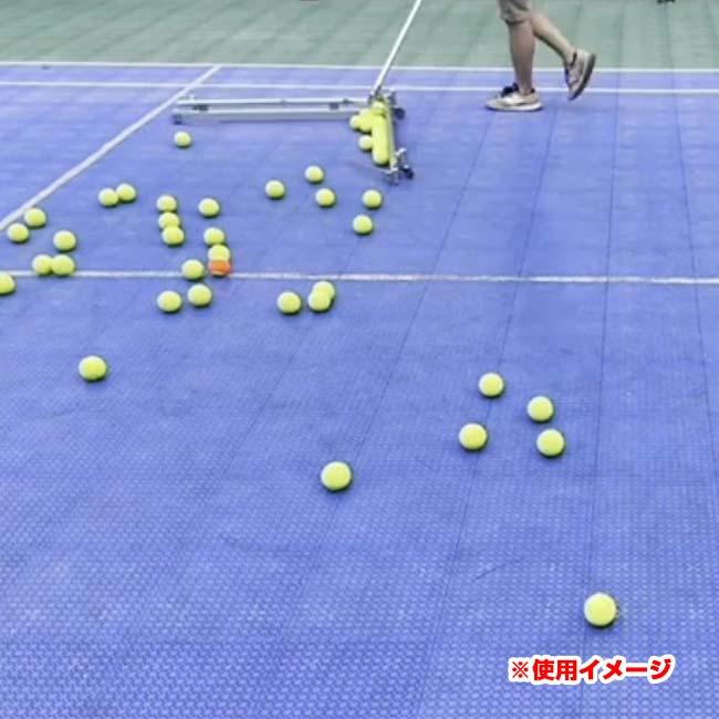 かがまず一気に集められる！  アルミニウム製 V字型テニスボールコレクター 組立式 テニスボール集球器 TE239985 シルバー(25y12m) |  | 10