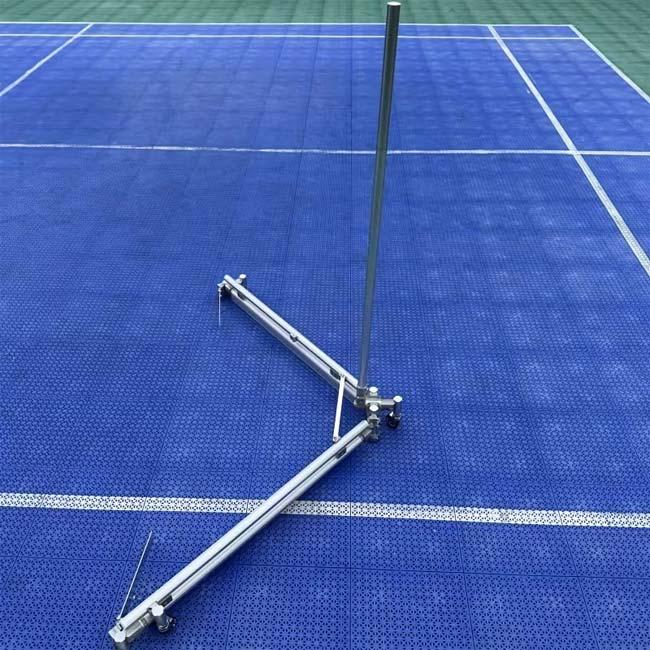 かがまず一気に集められる！  アルミニウム製 V字型テニスボールコレクター 組立式 テニスボール集球器 TE239985 シルバー(25y12m) |  | 04