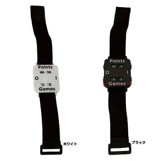 手元でスコア管理  ポータブル スコアリング リストバンド カウンター付き スコアキーパー テニス パデル コーチ 審判 プレイヤー向け TE239986(25y11m) |  | 01