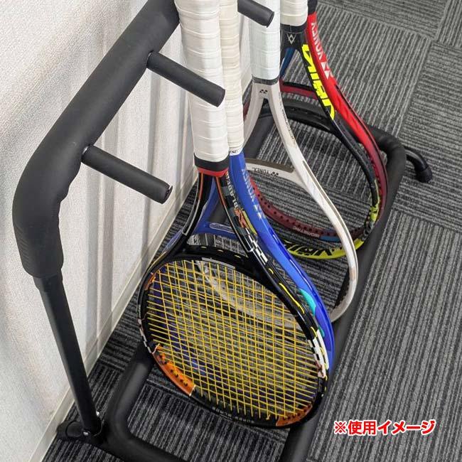 ラケットを10本立て掛け可能 ラケットスタンド 10本収納可能 保護