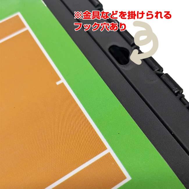 バインダー、書類入れ付き  テニス用 戦略ボード 作戦ボード マグネットシート マグネット＆ホワイトボードマーカー3色付き 239995ブラック |  | 06