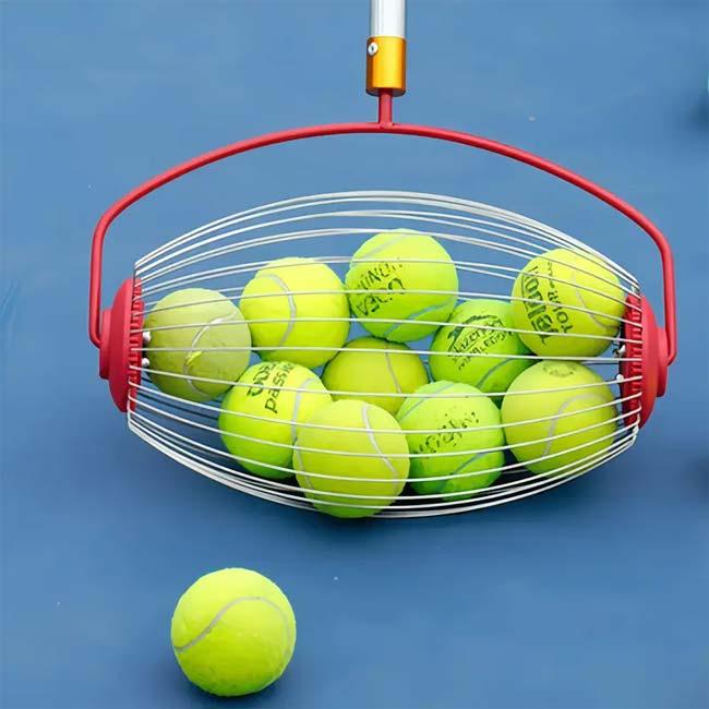 かがまずラクラク♪ボール集め  ボールピッカー フットボール型ローラー幅32cm 集球器 テニスボール ゴルフボール 回収機 TMBP-01(24y4m) |  | 07