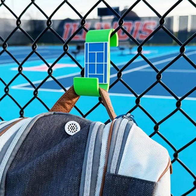 地面にバッグやラケットを置きたくない時に！ YYプロジェクト(YY Project) テニスコート フェンスハンガー YY006(25y8m) |  | 02