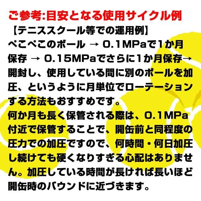 テニスボール用 テニス馬鹿 テニスボールリバイバー 大容量プレッシャライザー 約70球対応 テニスボール復活 加圧器 圧力回復 ※空気入れは付属しません |  | 09