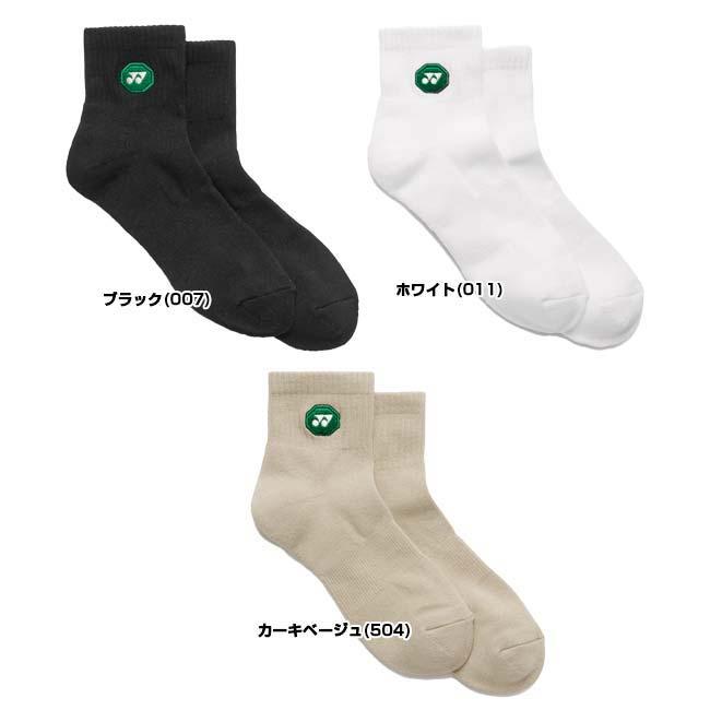 YONEX（ヨネックス） 2026 メンズ 刺繍入り アンクルソックス 抗菌防臭