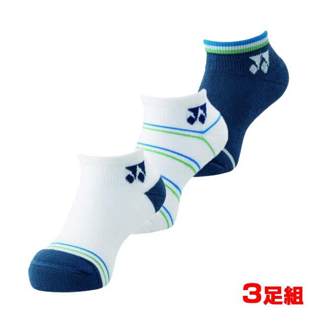 三足組 ヨネックス(YONEX) 2025 ジュニア スニーカーインソックス ローカット丈 3足組 3P 19237JY-080 アソート(25y7m) | YONEX