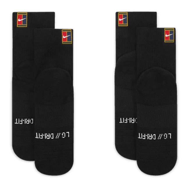 2足セット ナイキ(NIKE) ユニセックス コート マルチプライヤー マックス アンクルソックス 2足組 CU1309-010 ブラック×ブラック(25y7m) | NIKE | 02