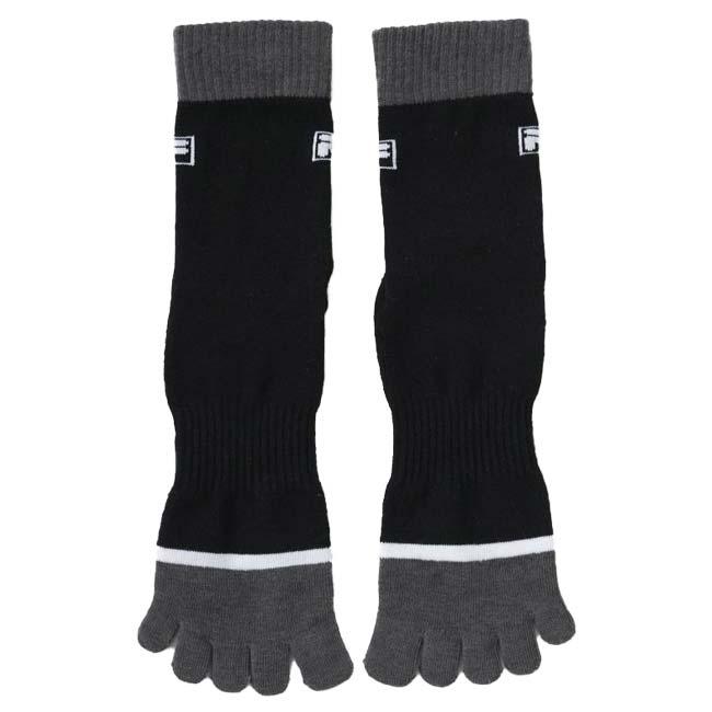 FILA(フィラ) 2025 FW メンズ バイカラー 切替配色 五本指ソックス 1足入り 吸湿発熱 持続消臭 785-932(25y10m) | FILA | 02