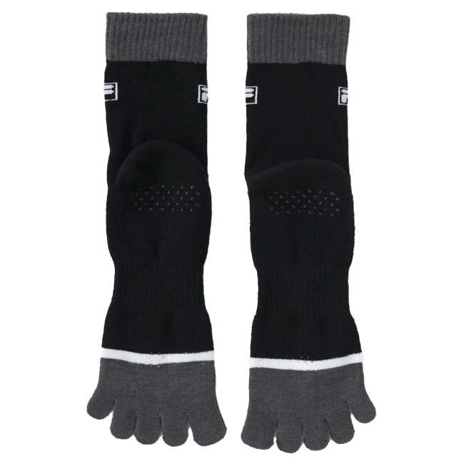 FILA(フィラ) 2025 FW メンズ バイカラー 切替配色 五本指ソックス 1足入り 吸湿発熱 持続消臭 785-932(25y10m) | FILA | 03