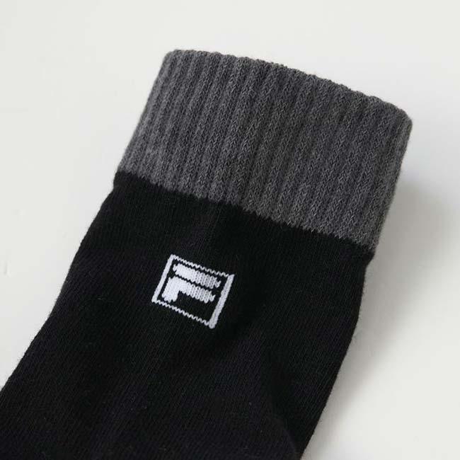 FILA(フィラ) 2025 FW メンズ バイカラー 切替配色 五本指ソックス 1足入り 吸湿発熱 持続消臭 785-932(25y10m) | FILA | 04